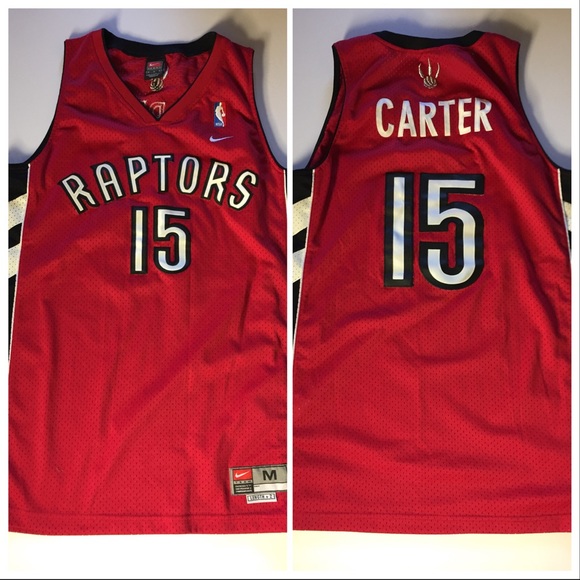 vince carter red raptors jersey